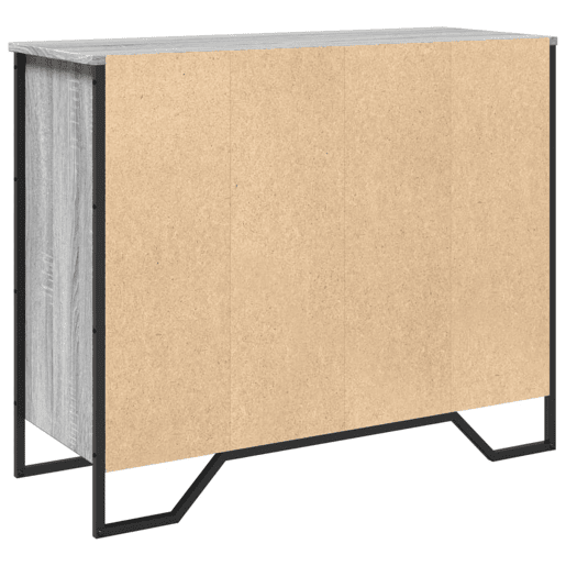 Aparador - Bufete - Móvei de apoio 91x35,5x74,5 cm derivados de madeira cinzento sonoma pt4483