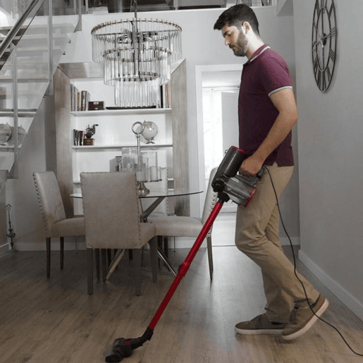 Aspirador de pó vertical com fio 2 em 1 Cecotec ThunderBrush. 600 W, pode ser usado como aspirador de mão ou de coluna