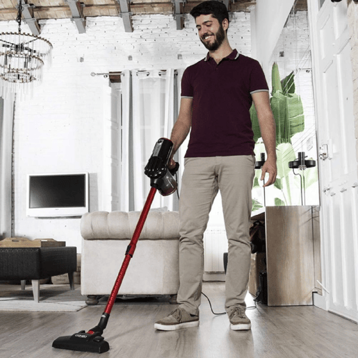 Aspirador de pó vertical com fio 2 em 1 Cecotec ThunderBrush. 600 W, pode ser usado como aspirador de mão ou de coluna