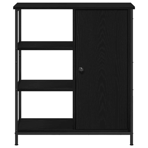 Bufete - Móvei de apoio Carvalho Preto 70 x 30 x 80 cm pt5008