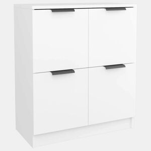 Aparador - Bufete - Móvei de apoio 60x30x70 cm derivados de madeira branco pt2471