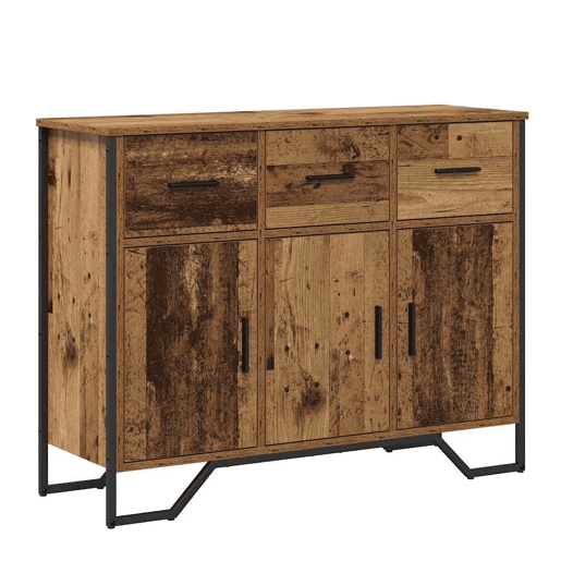 Bufete - Móvei de apoio com gaveta Madeira antiga 97 x 32,5 x 74,5 cm pt1765