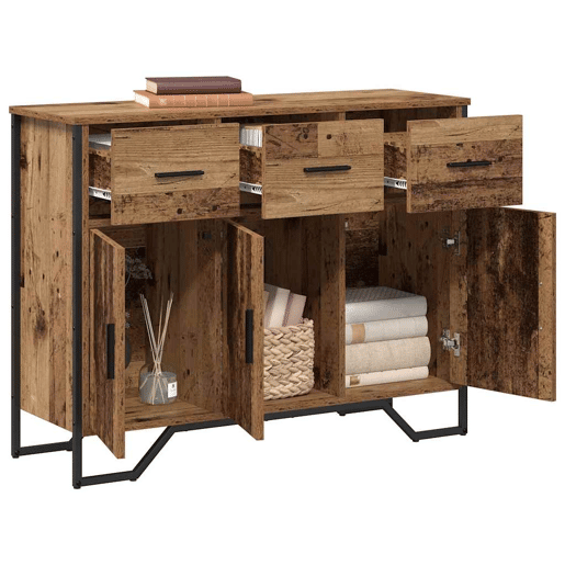 Bufete - Móvei de apoio com gaveta Madeira antiga 97 x 32,5 x 74,5 cm pt1765
