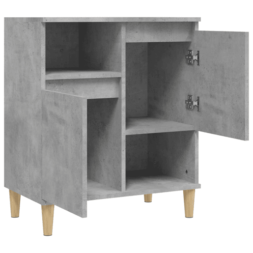 Aparador - Bufete - Móvei de apoio 60x35x70 cm derivados de madeira cinzento cimento pt2795