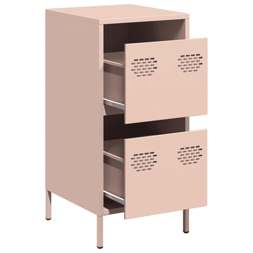 Aparador - Bufete - Móvei de apoio 35x39x73,5 cm aço laminado a frio rosa pt2312