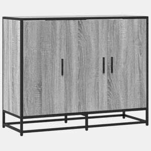 Aparador - Bufete - Móvei de apoio 94x35x76 cm derivados de madeira cinzento sonoma pt4484