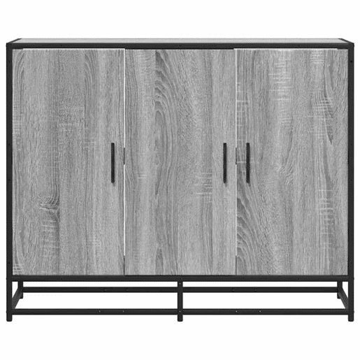 Aparador - Bufete - Móvei de apoio 94x35x76 cm derivados de madeira cinzento sonoma pt4484