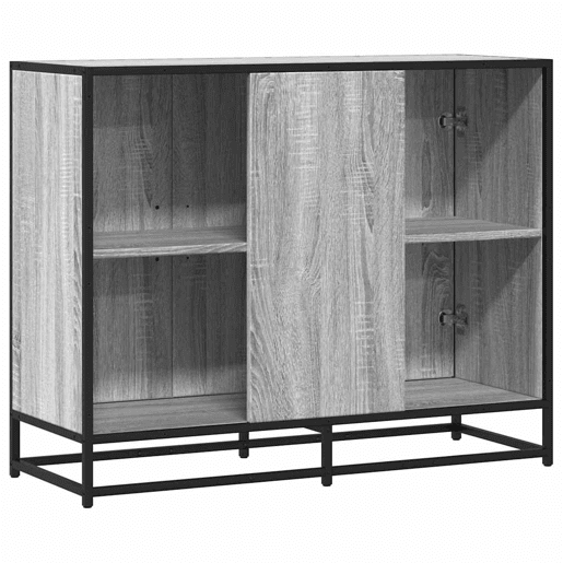 Aparador - Bufete - Móvei de apoio 94x35x76 cm derivados de madeira cinzento sonoma pt4484
