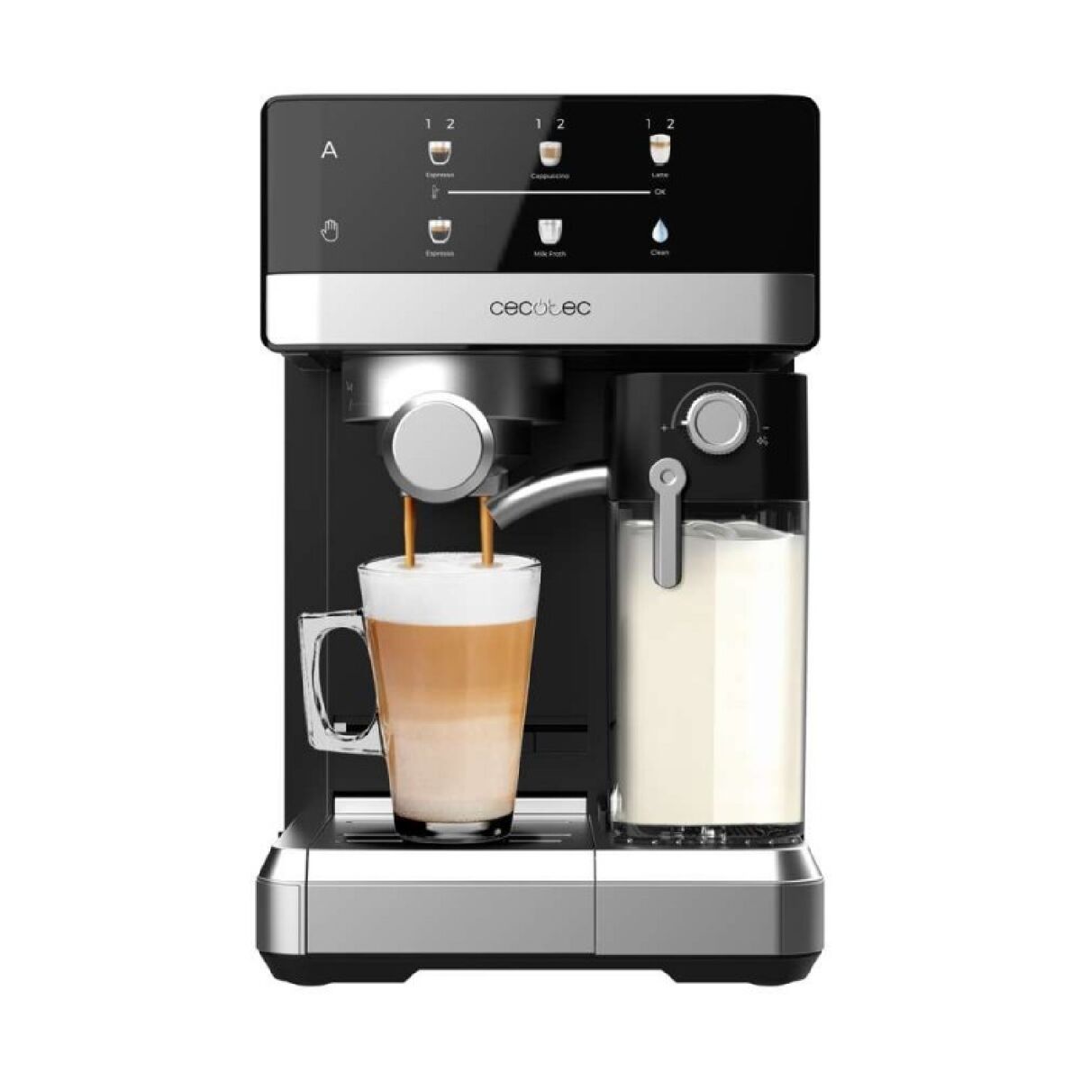 Cecotec Cafetera semiautomática Power Espresso 20 Touch