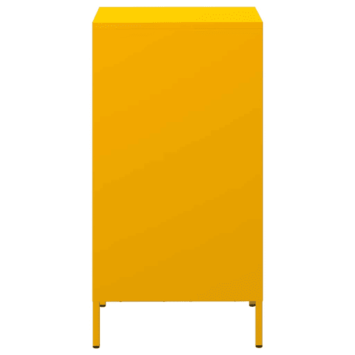 Aparador - Bufete - Móvei de apoio 35x39x73,5 cm aço laminado a frio amarelo mostarda pt107