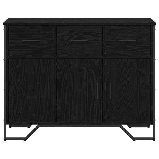 Bufete - Móvei de apoio com gaveta Carvalho Preto 97 x 32,5 x 74,5 cm pt1800