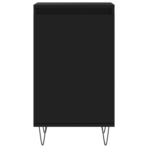 Aparadores - Bufetes - Móveis de apoio 2 pcs 40x35x70 cm derivados de madeira preto pt5208 Aparadores - Bufetes - Móveis de apoio 2 pcs 40x35x70 cm derivados de madeira preto pt5208