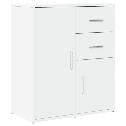 Aparadores - Bufetes - Móveis de apoio 2 pcs 60x31x70 cm derivados de madeira branco pt3112