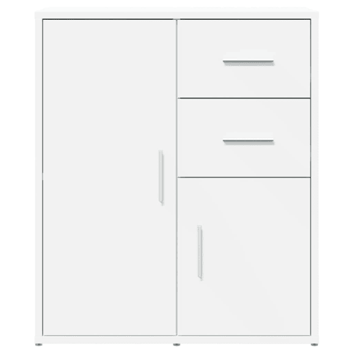 Aparadores - Bufetes - Móveis de apoio 2 pcs 60x31x70 cm derivados de madeira branco pt3112