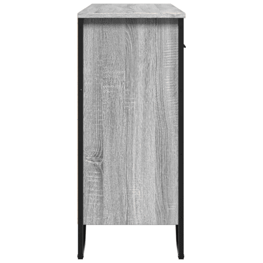 Aparador - Bufete - Móvei de apoio 97x32,5x74,5 cm derivados de madeira sonoma cinzento pt4485