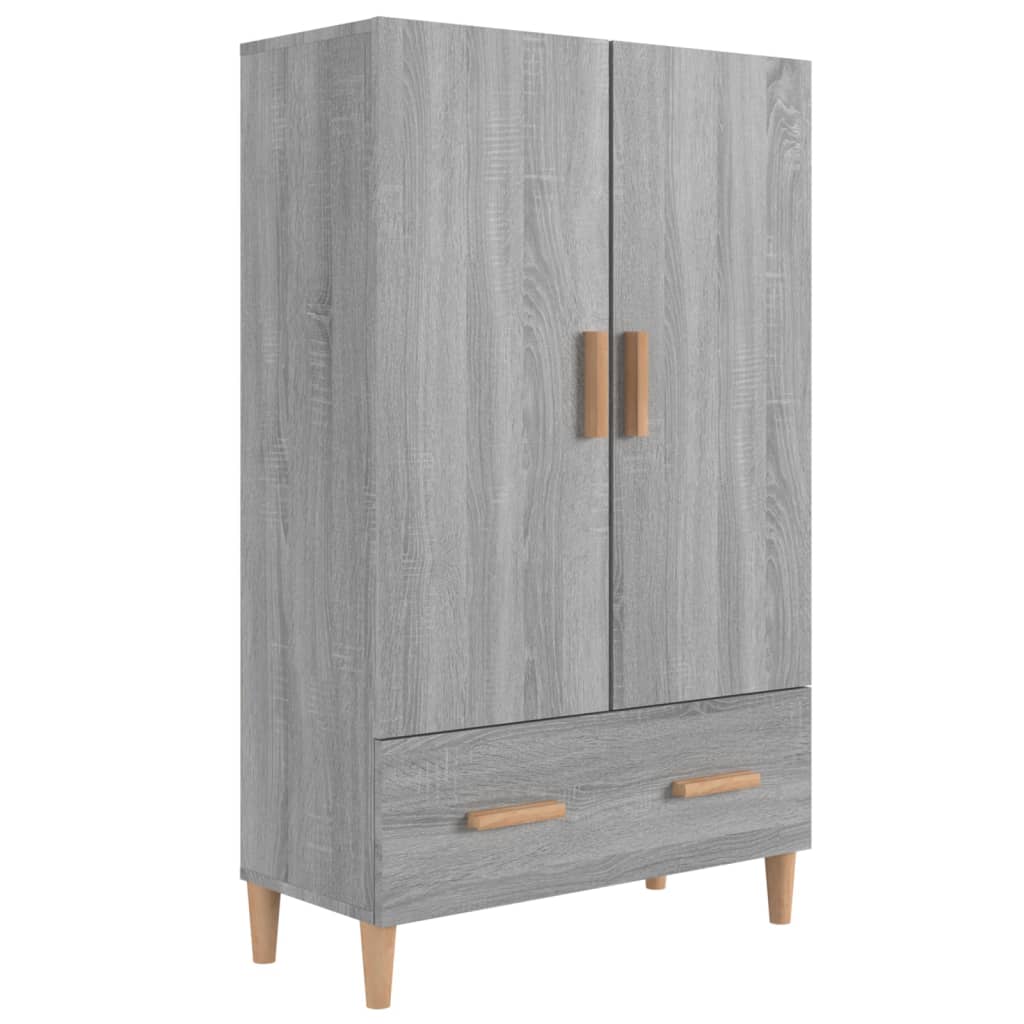 Aparador - Mueble de almacenamiento 70 Roble/ Gris