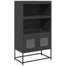 Aparador - Bufete - Móvei de apoio alto 68x39x123 cm aço preto pt2351