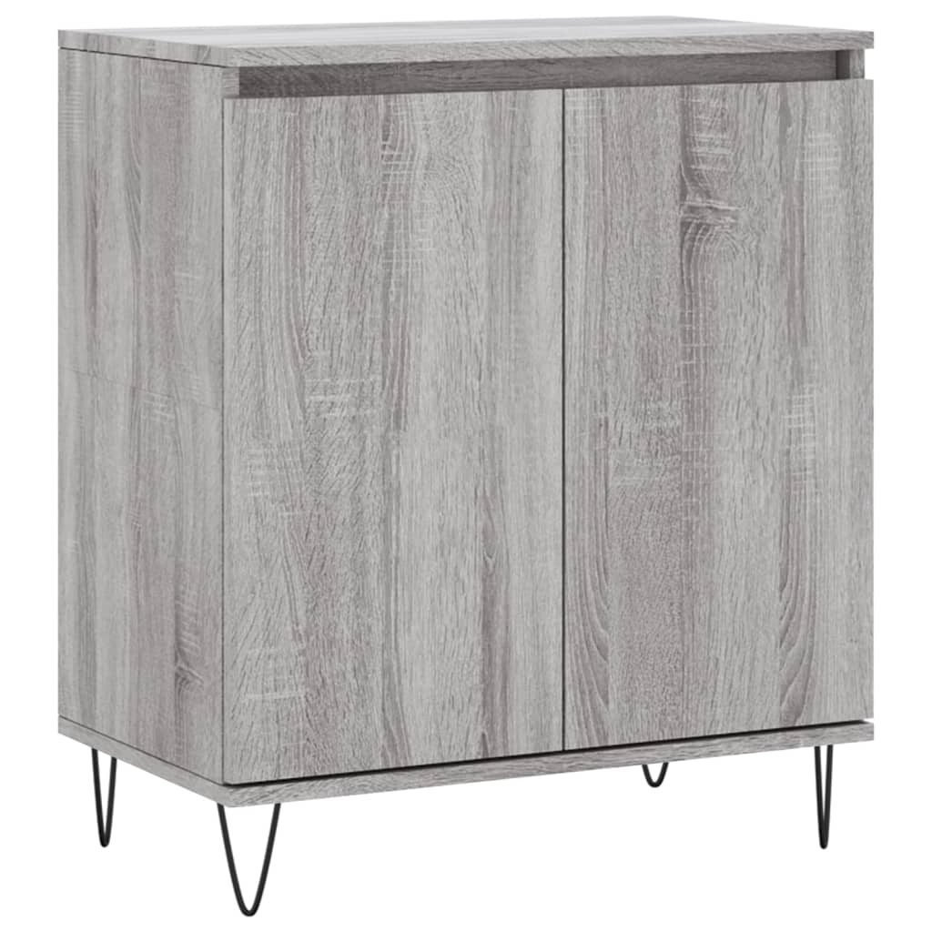 Aparador - Mueble de almacenamiento 60 Roble/ Gris