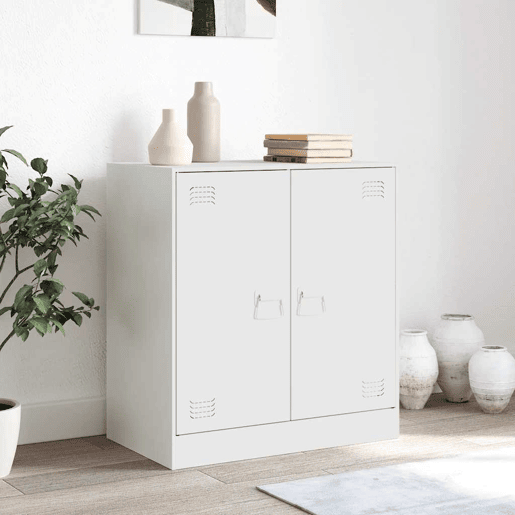 Aparador - Bufete - Móvei de apoio 67x39x73 cm aço branco pt2215