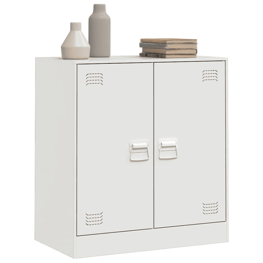 Aparador - Bufete - Móvei de apoio 67x39x73 cm aço branco pt2215