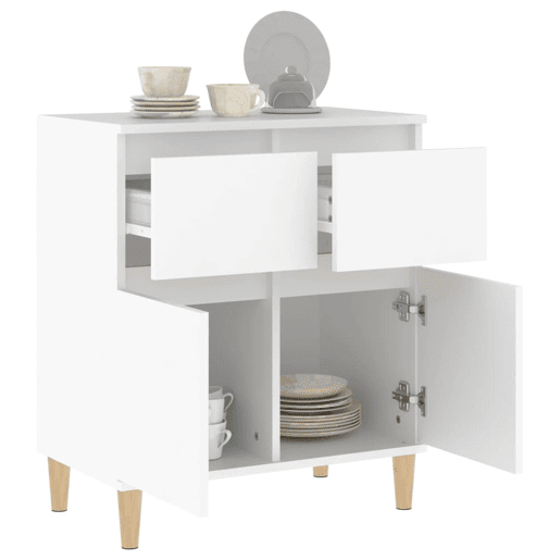 Aparador - Bufete - Móvei de apoio 60x35x70 cm derivados de madeira branco pt2478