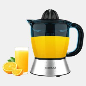 Cecotec Espremedores elétricos Espremedor elétrico para laranjas e citrinos com 40 W de potência. e filtro de plástico.