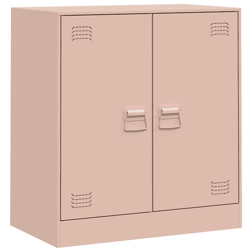 Aparador - Bufete - Móvei de apoio 67x39x73 cm aço rosa pt2369