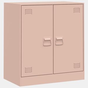 Aparador - Bufete - Móvei de apoio 67x39x73 cm aço rosa pt2369