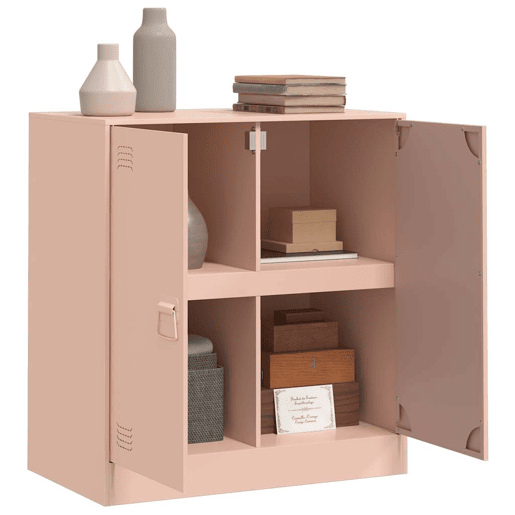 Aparador - Bufete - Móvei de apoio 67x39x73 cm aço rosa pt2369