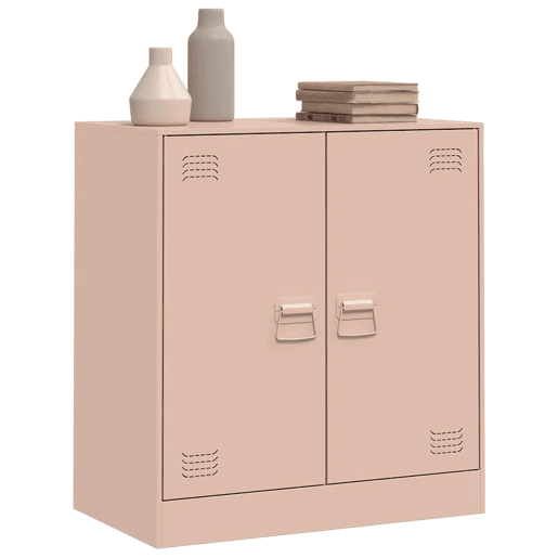 Aparador - Bufete - Móvei de apoio 67x39x73 cm aço rosa pt2369