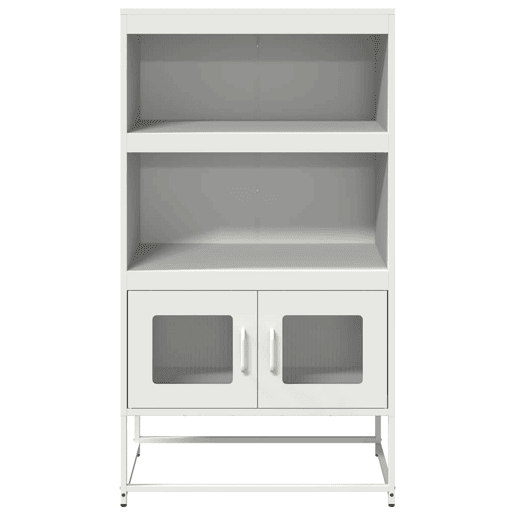 Aparador - Bufete - Móvei de apoio alto 68x39x123 cm aço branco pt2229
