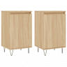 Aparadores - Bufetes - Móveis de apoio 2 pcs 40x35x70 cm derivados madeira carvalho sonoma pt5226