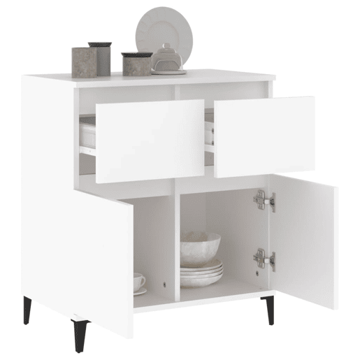 Aparador - Bufete - Móvei de apoio 60x35x70 cm derivados de madeira branco pt2479