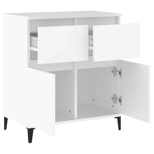 Aparador - Bufete - Móvei de apoio 60x35x70 cm derivados de madeira branco pt2479