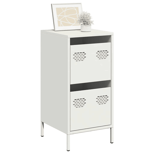 Aparador - Bufete - Móvei de apoio 35x39x73,5 cm aço laminado a frio branco pt2280