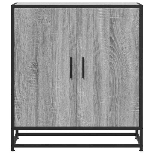 Aparador - Bufete - Móvei de apoio 68x35x76 cm deriv. de madeirametal cinzento sonoma pt4611