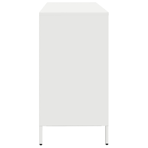 Aparador - Bufete - Móvei de apoio 135x39x73,5 cm aço laminado a frio branco pt2278