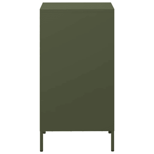Aparador - Bufete - Móvei de apoio 35x39x73,5 cm aço laminado a frio verde-azeitona pt2323
