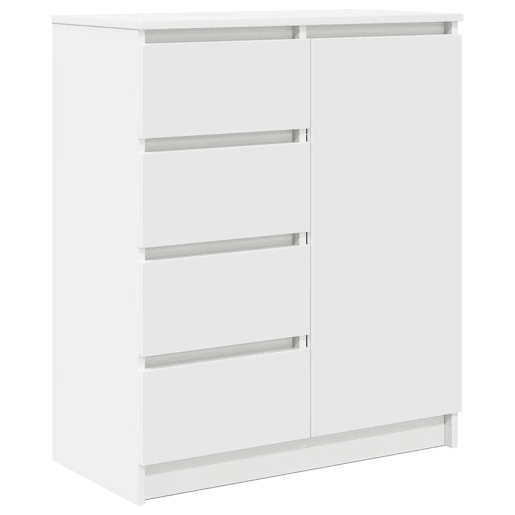 Aparador - Bufete - Móvei de apoio com gavetas 71x35x84 cm derivados de madeira branco pt1810