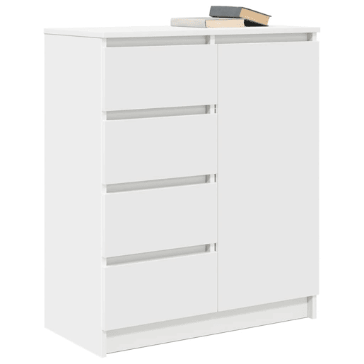 Aparador - Bufete - Móvei de apoio com gavetas 71x35x84 cm derivados de madeira branco pt1810