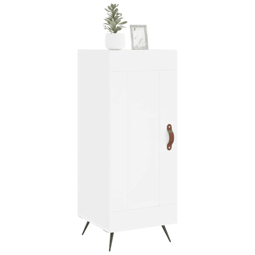 Aparador - Bufete - Móvei de apoio 34,5x34x90 cm derivados de madeira branco pt4381 Aparador - Bufete - Móvei de apoio 34,5x34x90 cm derivados de madeira branco pt4381