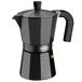 Cafetera Moni Vitro Noir 3 tazas aluminio antiadherente Cafetera Moni Vitro Noir 3 tazas aluminio antiadherente Negro