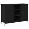 Bufete - Móvei de apoio Carvalho Preto 100 x 35 x 70 cm pt4940