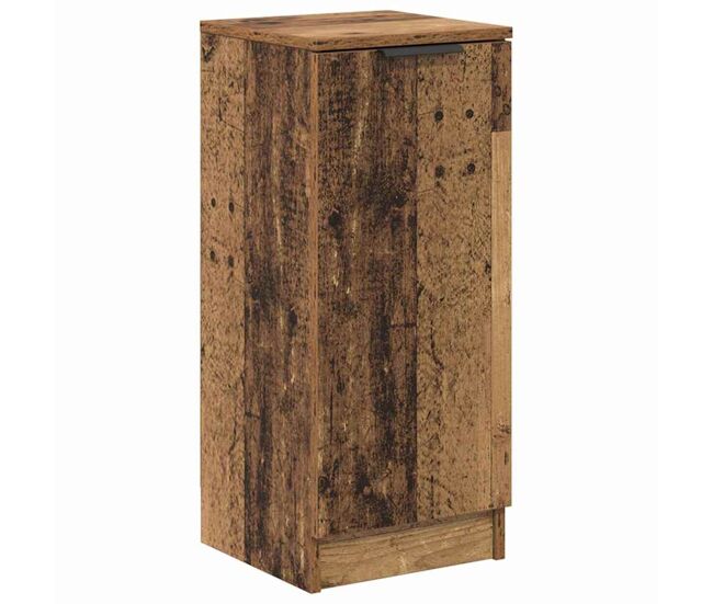 Aparador - mueble de almacenamiento madera vieja 30 x 30 x 70 cm madera de ingeniería es4677