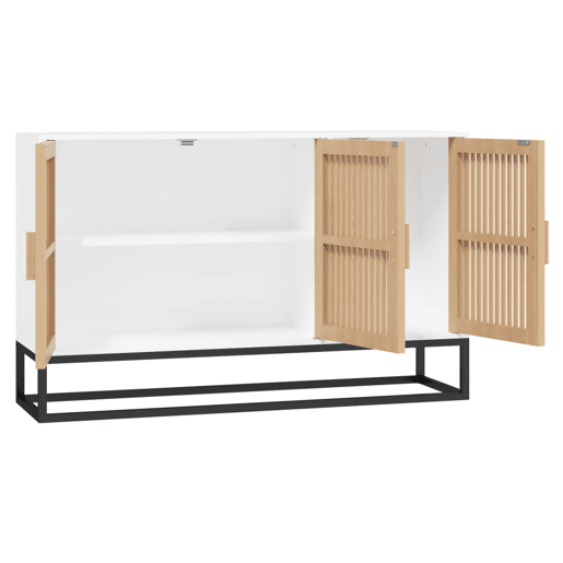 Aparador - Bufete - Móvei de apoio 105x30x65 cm derivados de madeira branco pt2449 Aparador - Bufete - Móvei de apoio 105x30x65 cm derivados de madeira branco pt2449