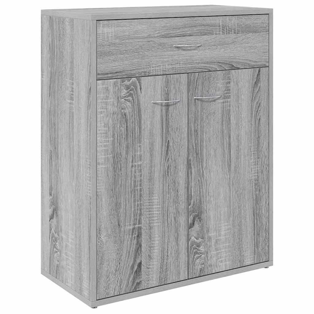 Aparador - Mueble de almacenamiento 60 Roble/ Gris