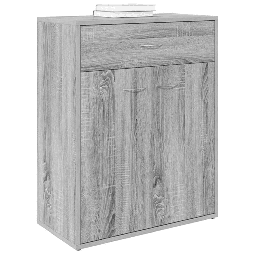 Aparador - Bufete - Móvei de apoio 60x30x75 cm derivados de madeira cinzento sonoma pt2878