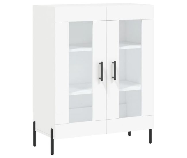 Aparador - mueble de almacenamiento de madera de ingeniería blanco 69,5x34x90 cm es3177