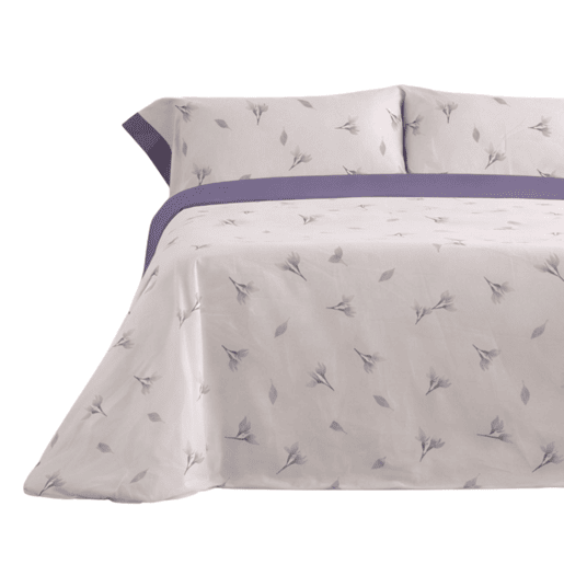 Jogo de Lençóis 144 fios Mue Malva Cama 180cm (4 peças) Donegal Collections