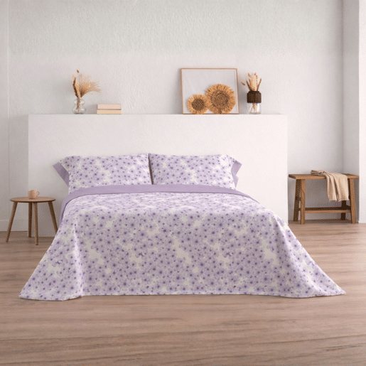 Jogo de Lençóis 144 fios Horts Malva Cama 135cm (3 peças) Donegal Collections